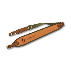 Porta Fusil Cordura, Piel y neopreno, naranja seguridad