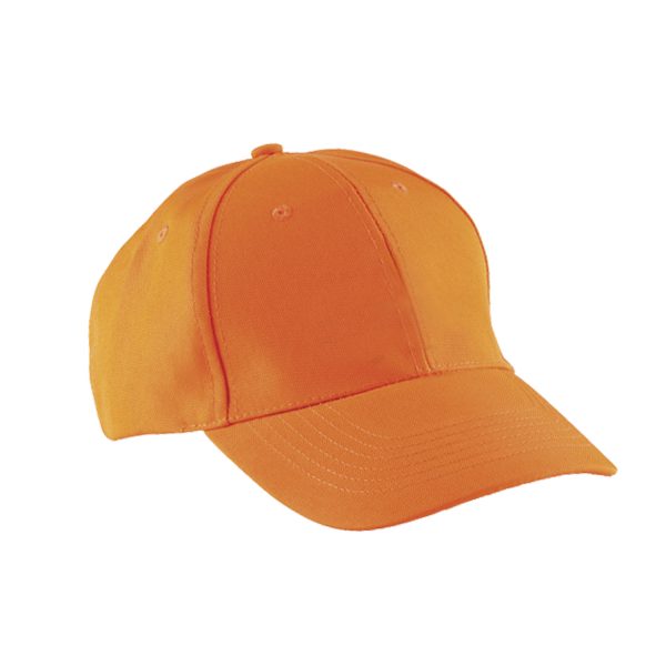 GORRA NARANJA 100% ALGODÓN