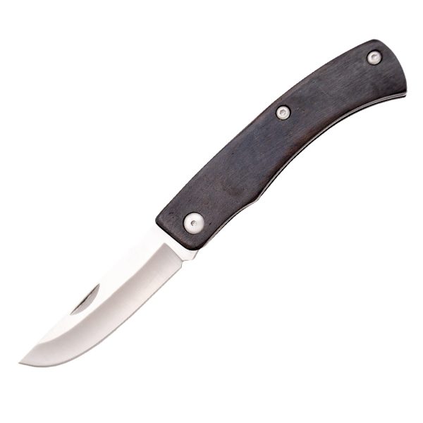 NAVAJA HOJA 8,5 CM. ACERO 420 MANGO EBANO