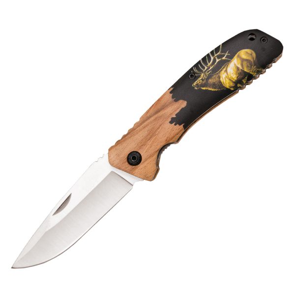 NAVAJA CAZA HOJA 8,5 CM. MANGO HAYA