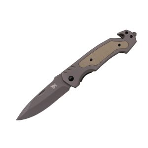 NAVAJA DEPORTIVA HOJA DE 9,6 CM MANGO G10 CON ESTUCHE